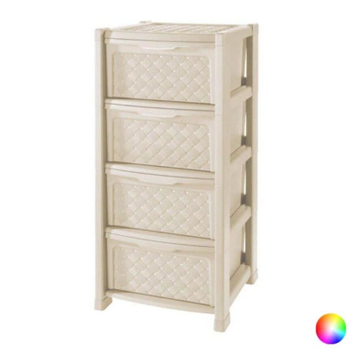 Dulap cu Sertare Tontarelli Plastic 4 sertare (38,5 x 39 x 82,5 cm)