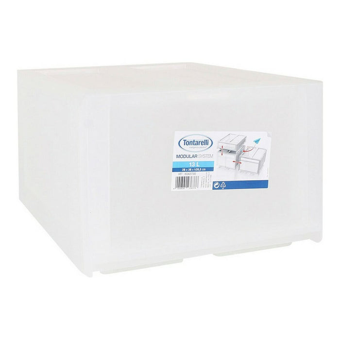 Dulap cu Sertare Tontarelli Modular Alb Plastic (29 x 38 x 20,5 cm)