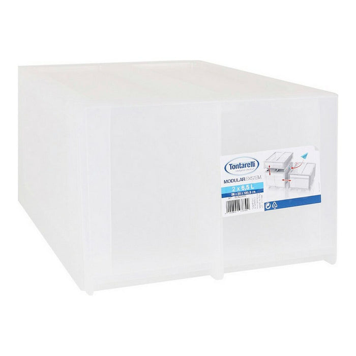 Dulap cu Sertare Tontarelli Modular Alb Plastic (29 x 38 x 20,5 cm)