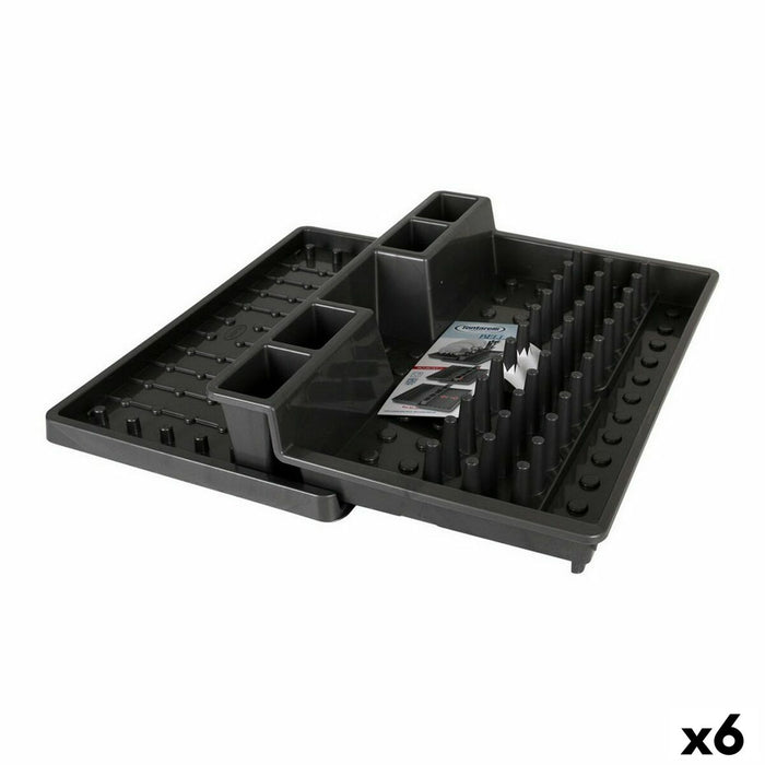 Scurgător de Vase pentru Chiuvetă Tontarelli TO4418G Antracit 44,7 x 30 x 8,8 cm (6 Unități)