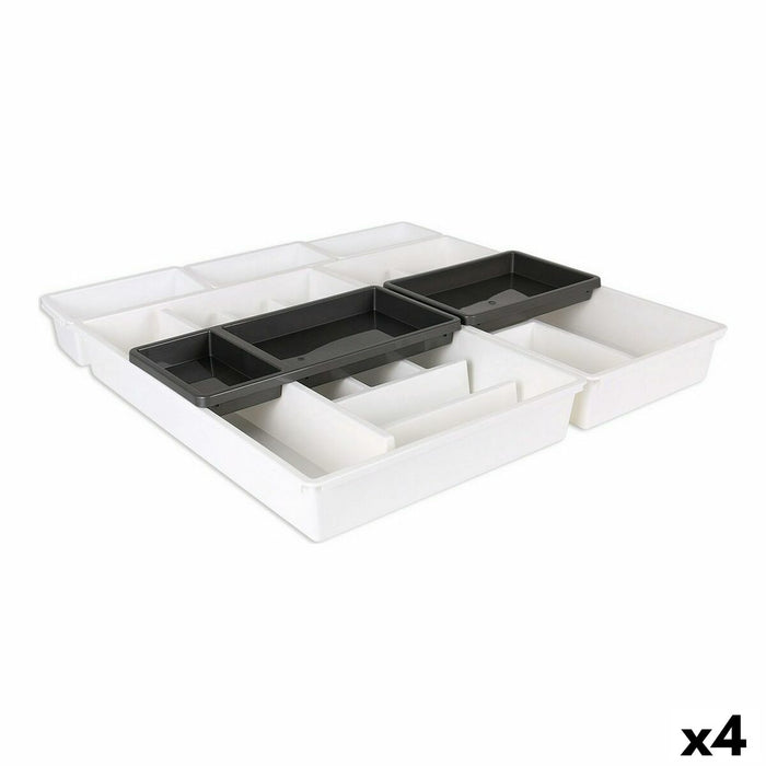 Organizator pentru tacâmuri Tontarelli Bella Alb 7 Piese 49,5 x 49,2 x 6,7 cm (4 Unități)
