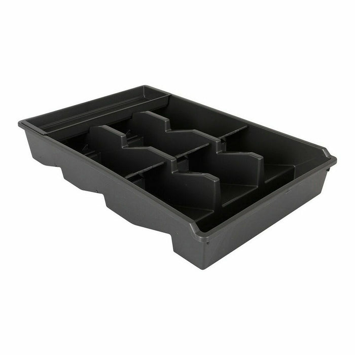 Organizator pentru tacâmuri Tontarelli Bella plus Negru (43,6 x 28,7 x 7,13 cm)