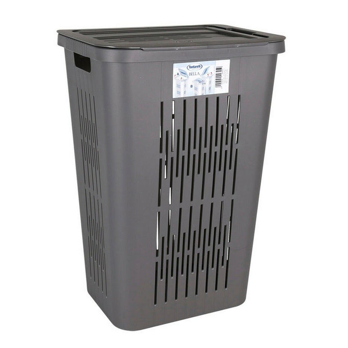 Coș pentru rufe murdare Bella Grafit 60 L (40,5 x 33 x 59 cm)