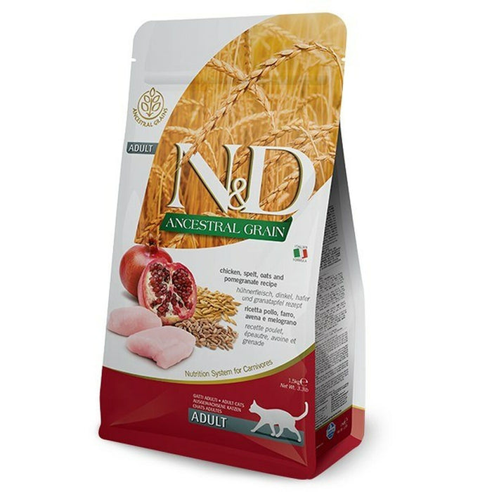Mâncare pentru pisici Farmina N&D ANCESTRAL Adult Rodie Pui 1,5 Kg