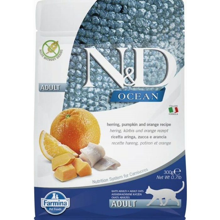 Mâncare pentru pisici Farmina N&D Adult Portocaliu Dovleac 300 g