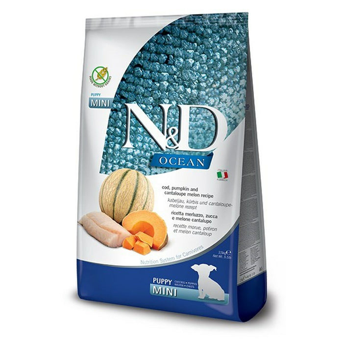 Nutreț Farmina N&D Copil/Junior Pepene Galben Pește Dovleac Cod 800 g