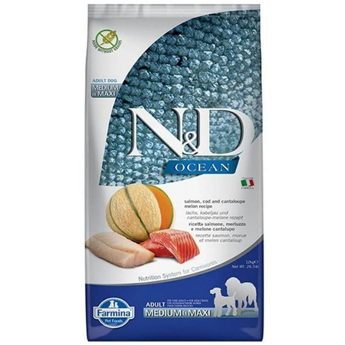 Nutreț Farmina N&D Adult Somon Cod 12 kg