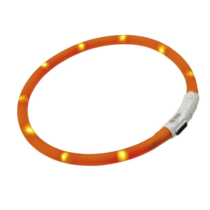 Zgardă pentru câini Ferplast Night Over 55 cm Portocaliu