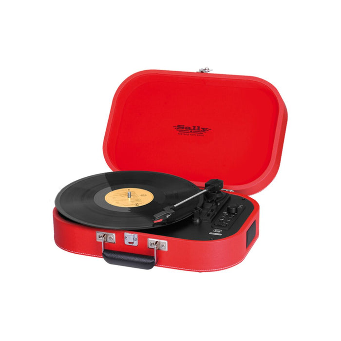 CD Player Trevi TT 1020 BT Stereo Bluetooth USB Baterie reîncărcabilă Roșu