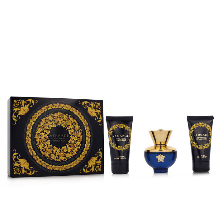 Set de Parfum Femei Versace EDP Dylan Blue 3 Piese