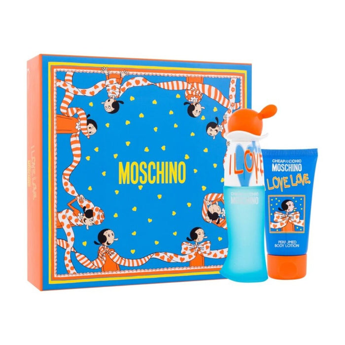 Set de Parfum Femei Moschino I Love Love 2 Piese