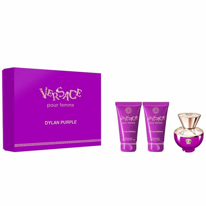 Set de Parfum Femei Versace EDP Dylan Purple 3 Piese