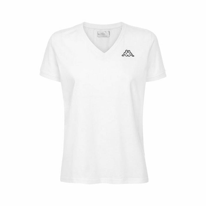 Tricou cu Mânecă Scurtă Femei Kappa Cabou Alb