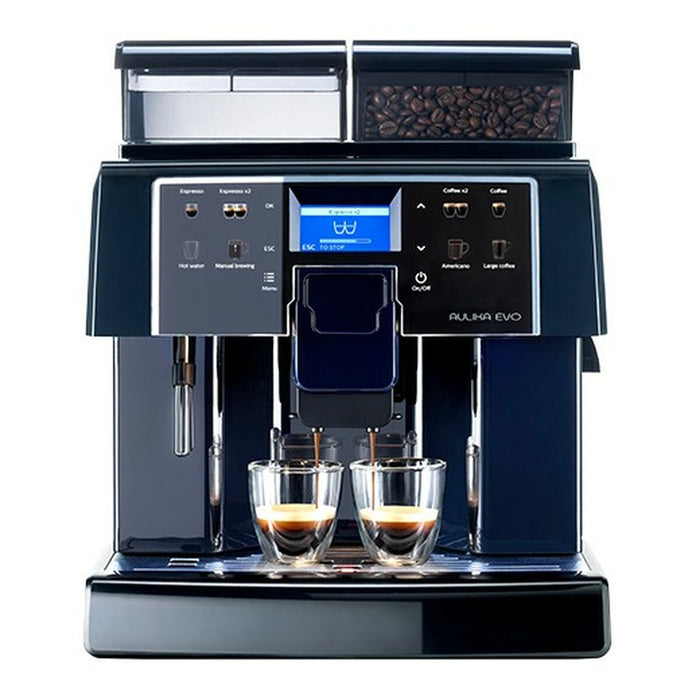 Aparat de cafea superautomat Eldom Aulika EVO Albastru Negru Negru/Albastru 1400 W 2 Hrníčky