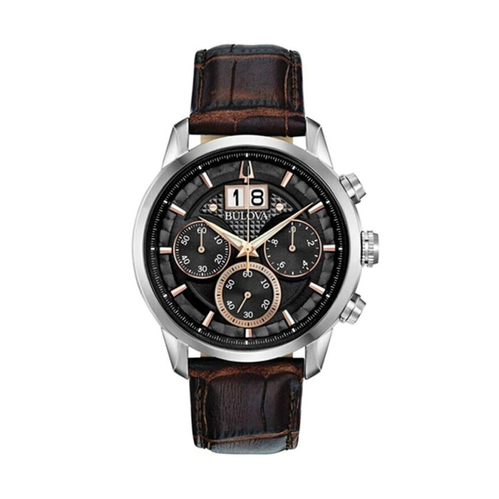 Ceas Bărbați Bulova 96B311 Maro Negru