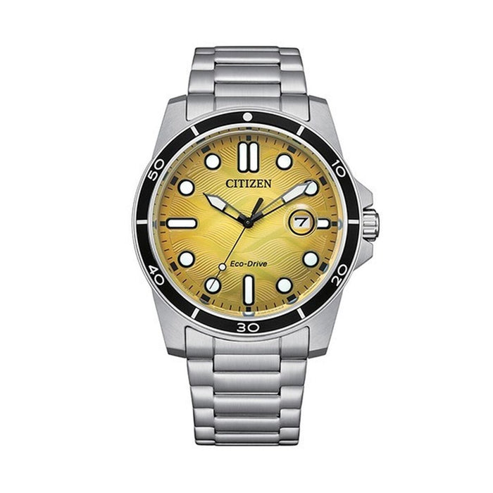 Ceas Bărbați Citizen AW1816-89X Galben Argintiu