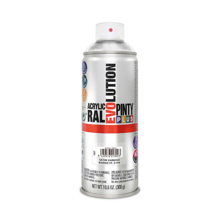 Lac spray Pintyplus Evolution S199 400 ml Finisaj satinat Incolor