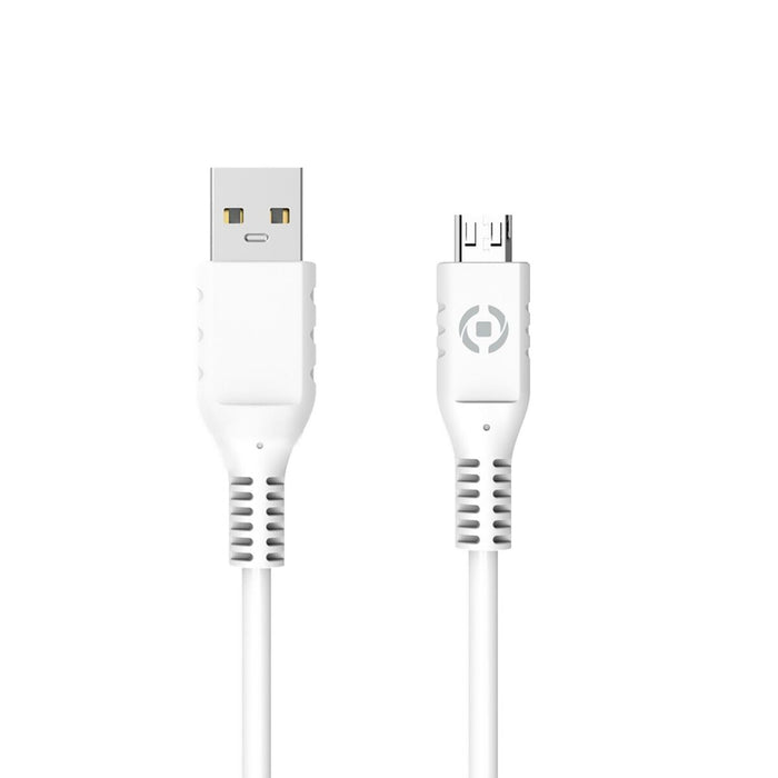 Cablu Micro USB Celly RTGUSBMICROWH Alb 1 m