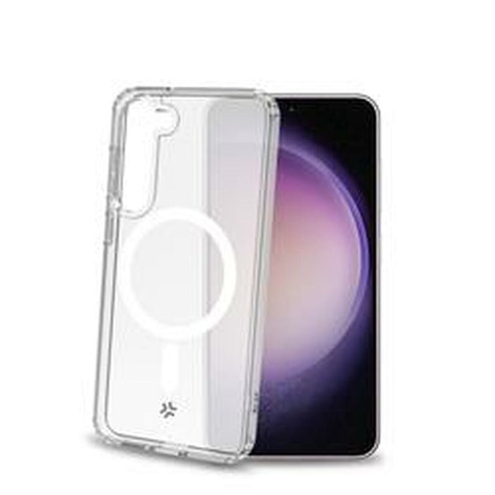 Husă pentru Mobil Celly GELSKINMAG1032 Samsung Galaxy S23 Alb