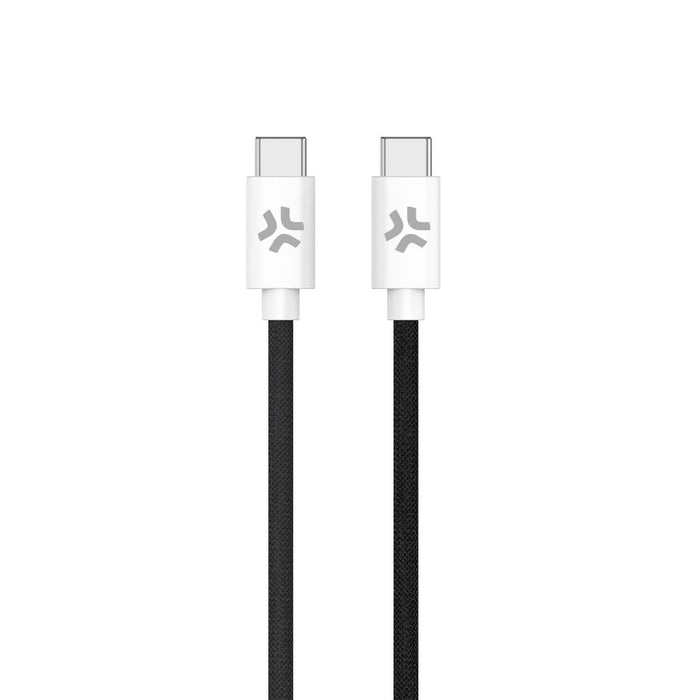 Cablu USB-C Celly USBCUSBCCOTTBK Negru 1,5 m