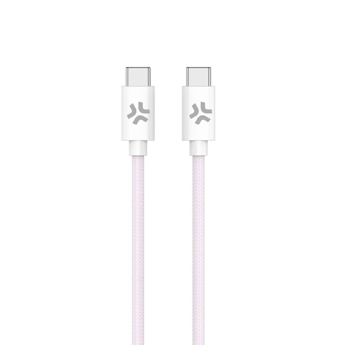 Cablu USB-C Celly USBCUSBCCOTTPK Roz 1,5 m