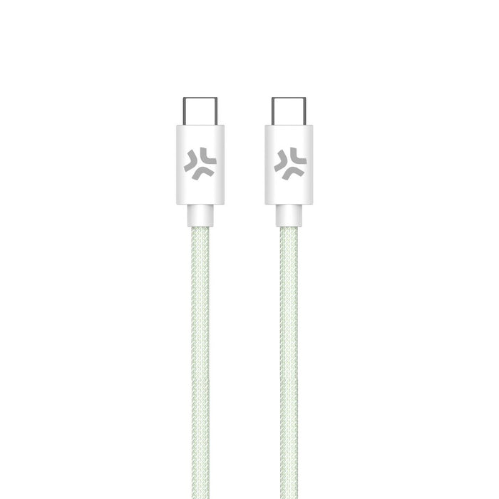 Cablu USB-C Celly USBCUSBCCOTTGN Verde 1,5 m