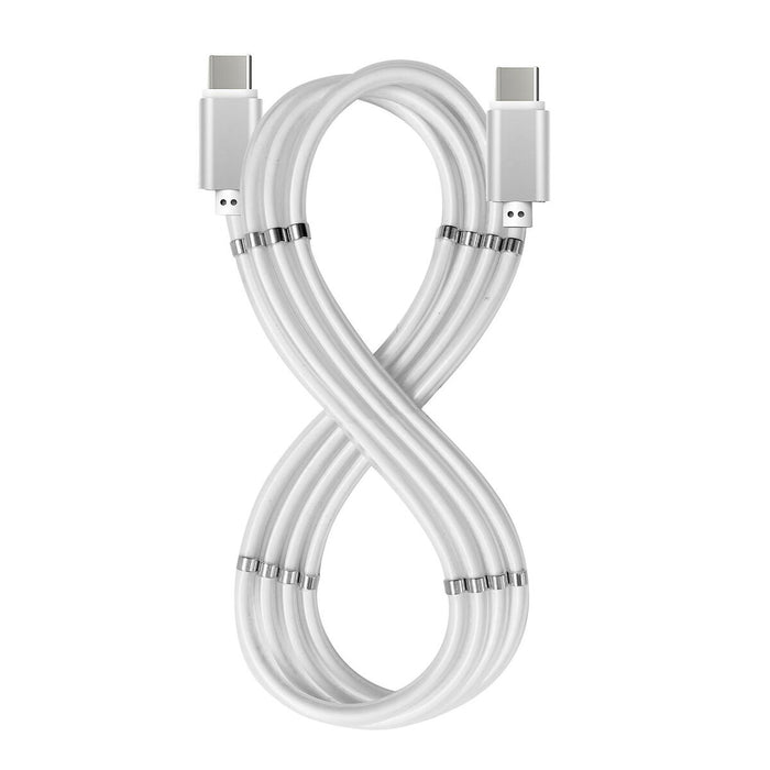 Cablu USB C Celly USBCUSBCMAGWH Alb 1 m