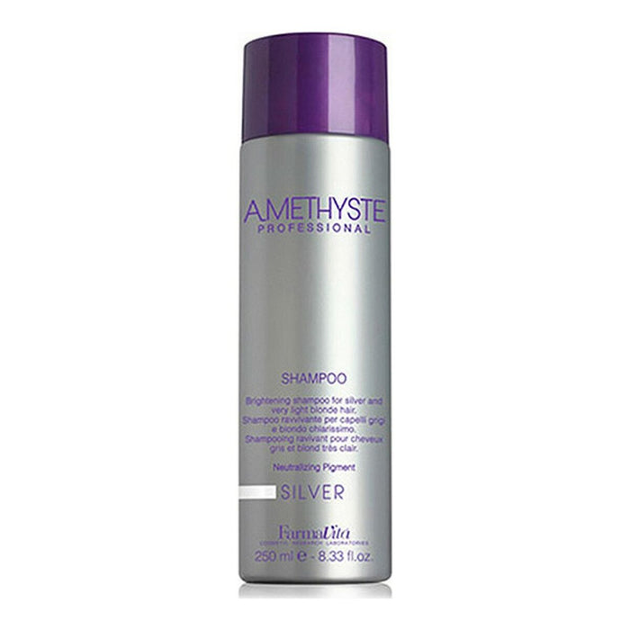 Șampon pentru Păr Blond sau Cărunt Amethyste Silver Farmavita