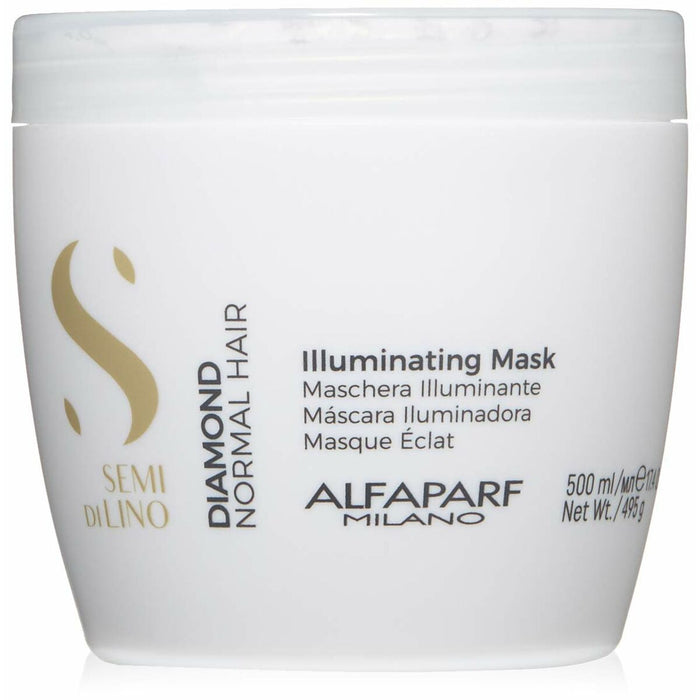Mască Efect Iluminator Alfaparf Milano Semi Di Lino Diamond 500 ml