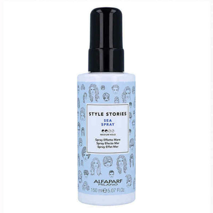 Ekstremalios fiksacijos gelis Style Stories Alfaparf Milano Sea Spray (150 ml)