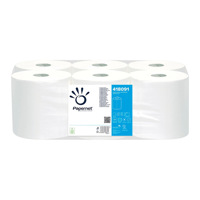 Prosop de mână din hârtie Papernet Pasta 418091 (6 Unități)