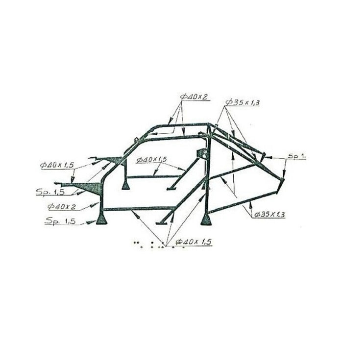Roll Cage OMP AB/106/86B