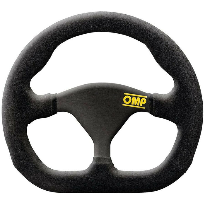 Volan de curse OMP Formula Quadro Capra-Neagră Negru 25 x 23 cm