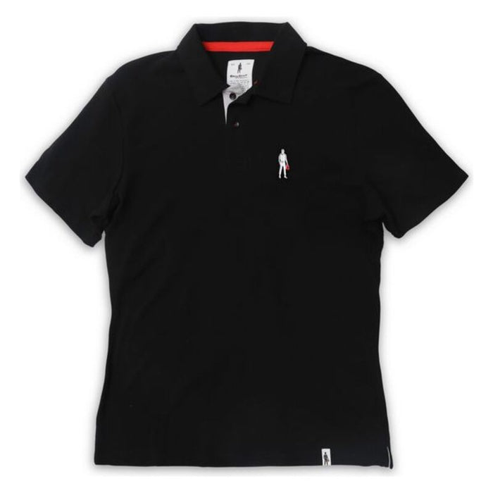 Tricou Polo cu Mânecă Scurtă Bărbați OMP Racing Spirit Negru