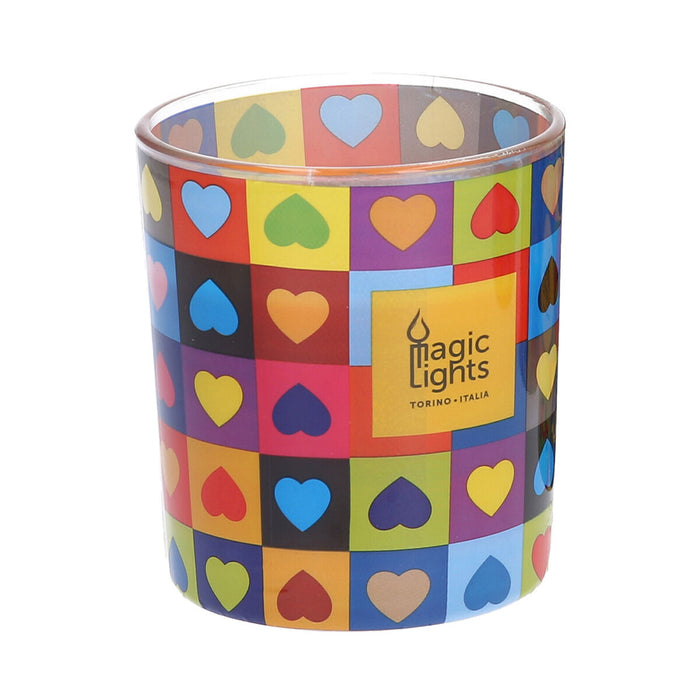 Lumânare Magic Lights Inimi (7,5 x 8,4 cm)