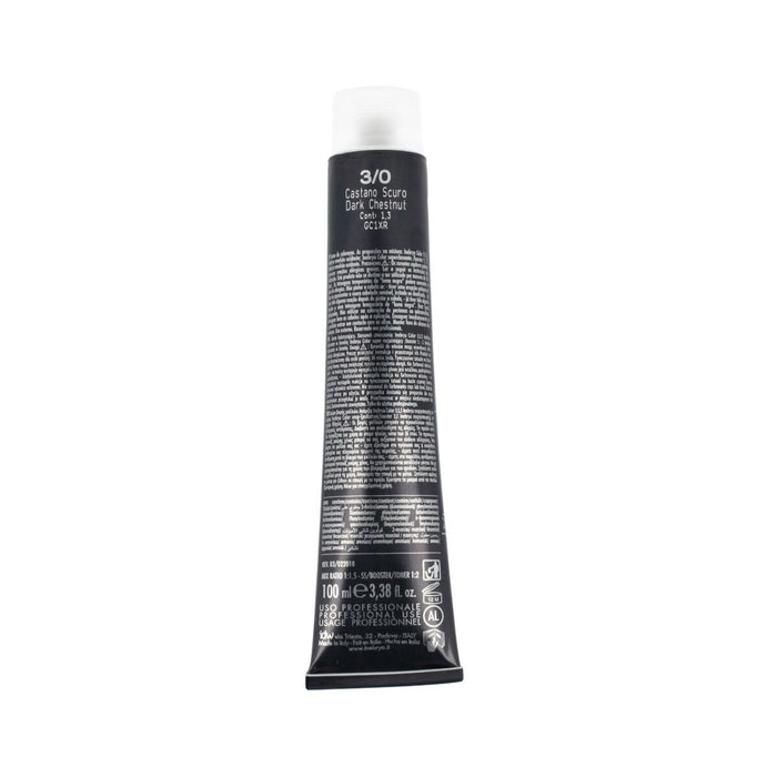 Vopsea Permanentă Inebrya Nº 3/0 Dark Chestnut 100 ml
