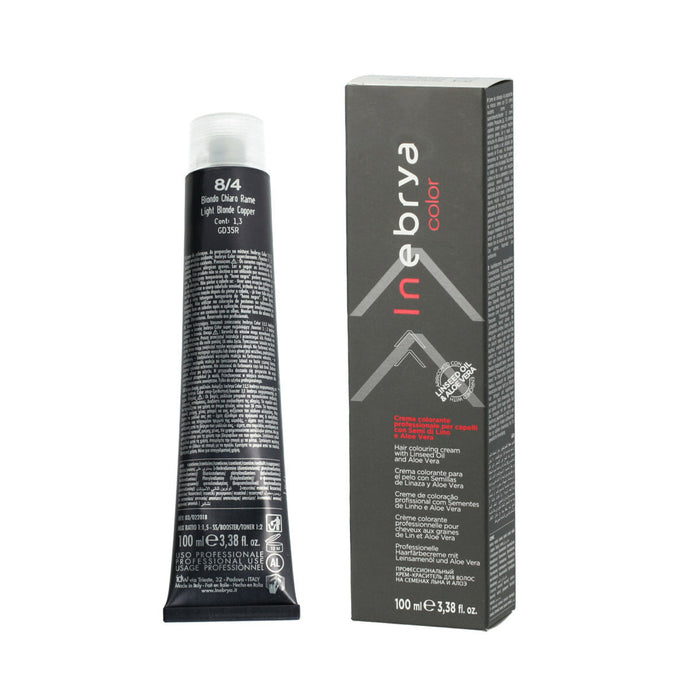 Vopsea Permanentă Inebrya Nº 8/4 Light Blonde Copper 100 ml
