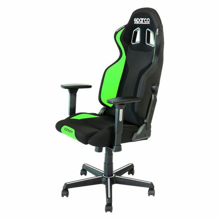 Scaun Gaming Sparco Negru/Verde 150º Negru Multicolor