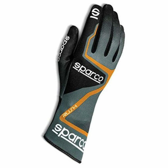 Karting Gloves Sparco RUSH 2020 Portocaliu Gri 9