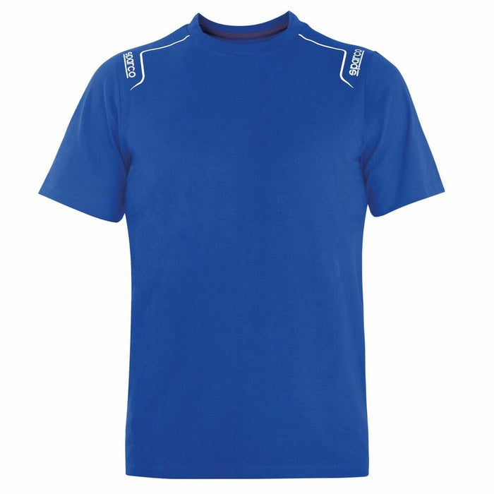 Tricou cu Mânecă Scurtă Bărbați Sparco S02408AZ3L Albastru
