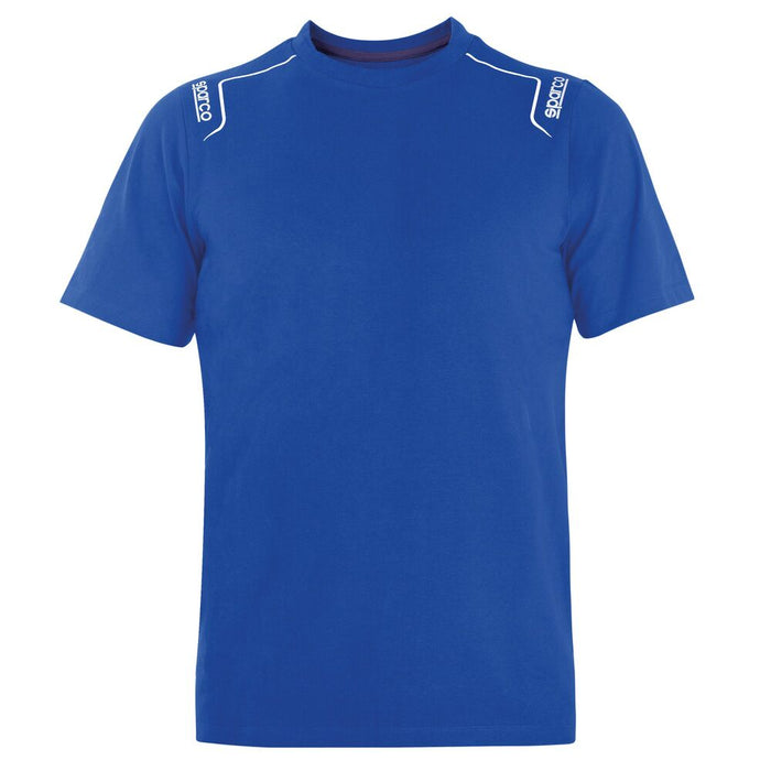Tricou cu Mânecă Scurtă Sparco TECH STRETCH Albastru