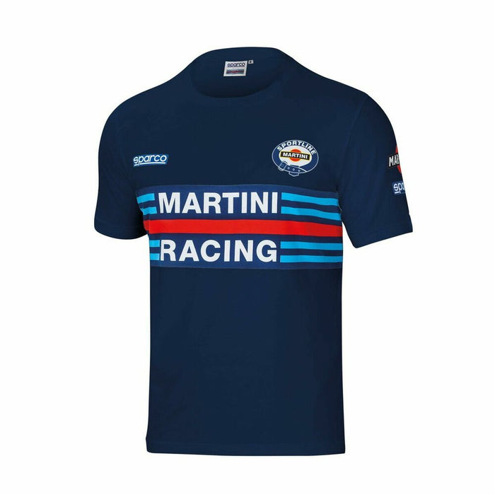 Tricou cu Mânecă Scurtă Sparco S01274MRBM1S Bleumarin