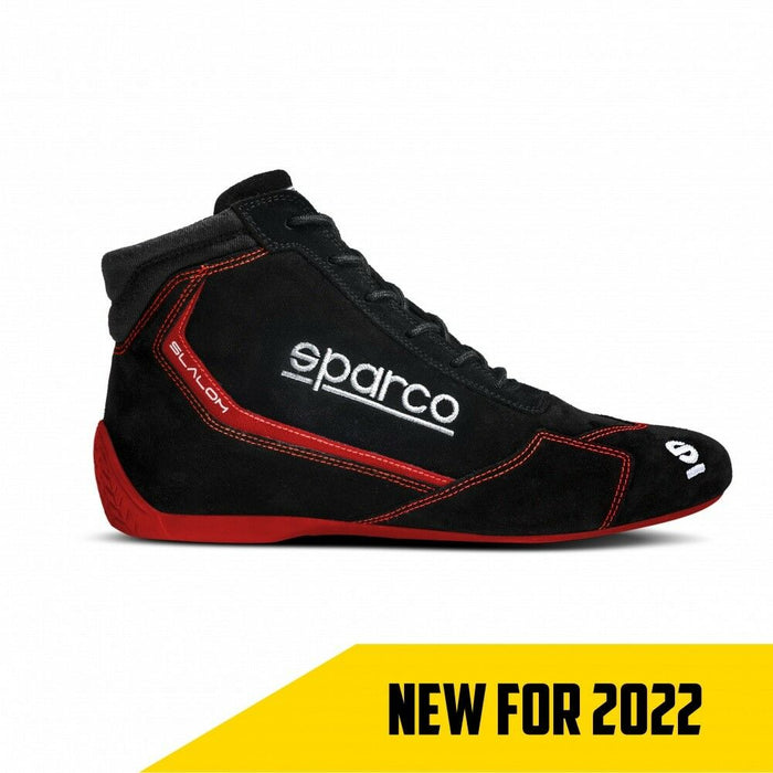 Ghete de curse Sparco SLALOM Negru/Roșu (Mărimea 40)