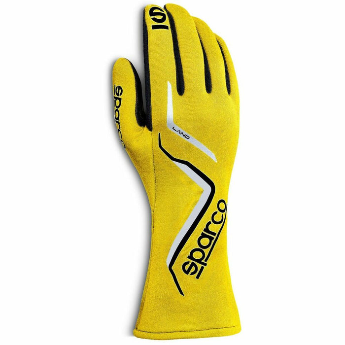 Men's Driving Gloves Sparco LAND Galben