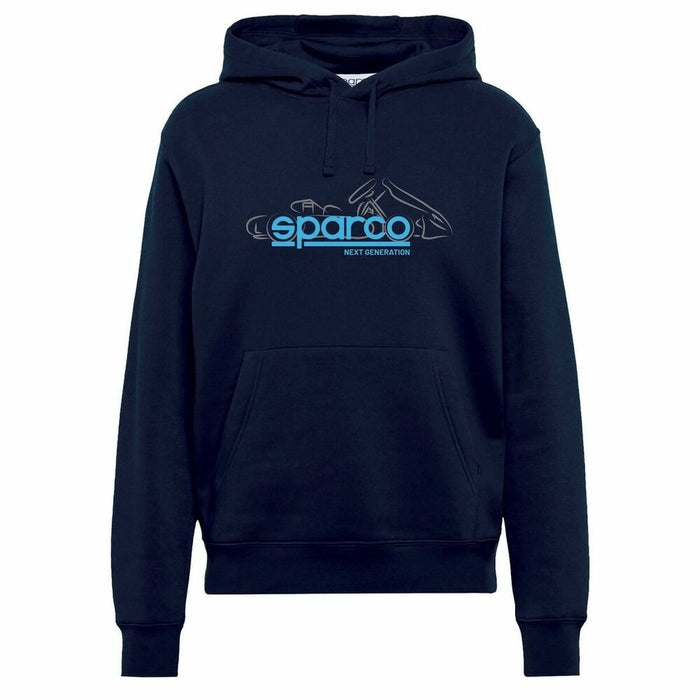 Hanorac cu Glugă Sparco S017024BM0304 Albastru 3-4 Ani