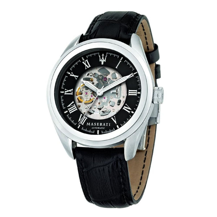 Ceas Bărbați Maserati TRAGUARDO AUTOMATIC Negru (Ø 45 mm)