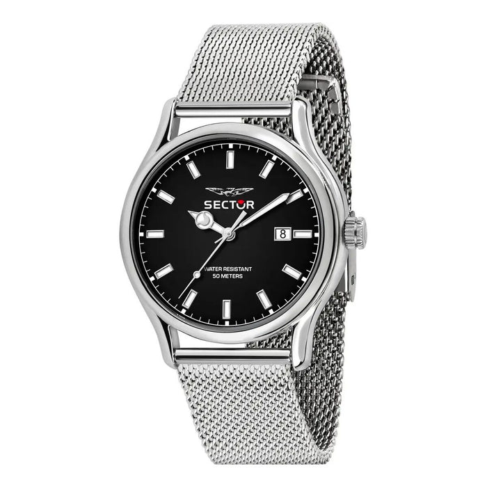 Ceas Bărbați Sector R3253517023 Negru Argintiu
