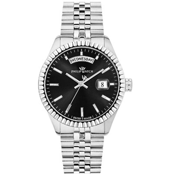 Ceas Bărbați Philip Watch R8253597067 Negru Argintiu