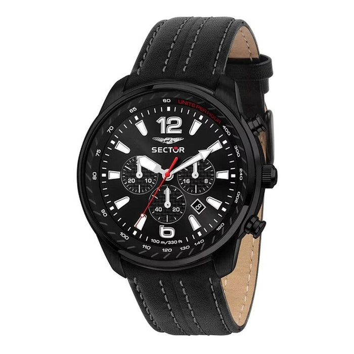 Ceas Bărbați Sector OVERSIZE Negru (Ø 48 mm)
