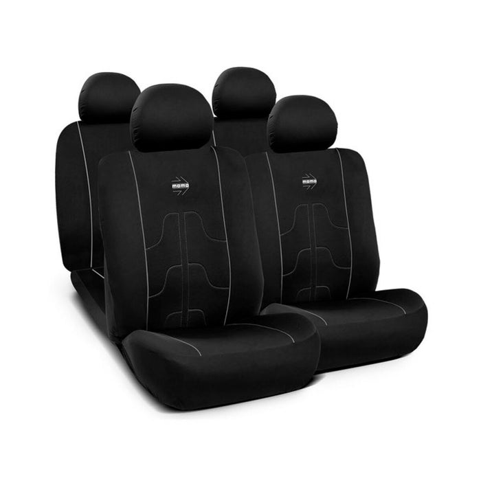 Set de Huse pentru Scaune Momo MOMLSC021BG Negru/Gri 11 Piese